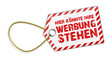 Schild Werbung