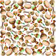 Guitar Maracas Bongo Pattern-Strumenti a Percussione Sfondo