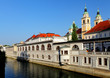 River in Ljubljana from Dragon Bridge, Slovenia