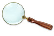 Magnifying Glass isolated with clipping path