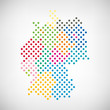 Deutschland Bundesländer punktiert