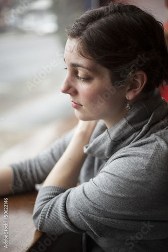 Photo: Young Woman with Beautiful Green Eyes Young Woman with Beautiful Green Eyes