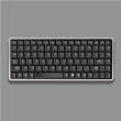 Computer keyboard. Vector.