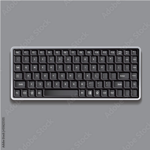 Vector: Computer keyboard. Vector. Computer keyboard. Vector.