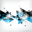 Vector: Abstract blue geometric background Abstract blue geometric background