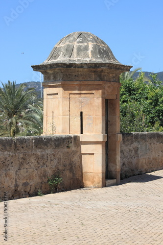 Photo: Sentry box at Dalt Murada in Palma de Mallorca, Spain Sentry box at Dalt Murada in Palma de Mallorca, Spain