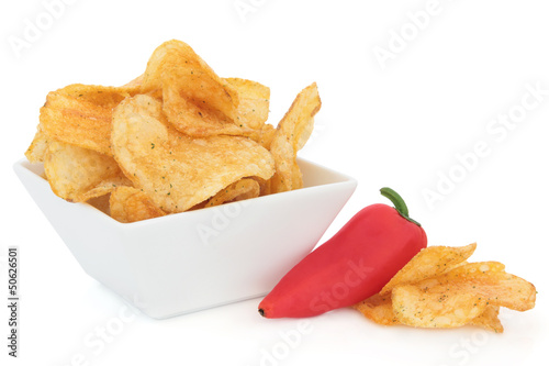 Photo: Chili Potato Crisps Chili Potato Crisps