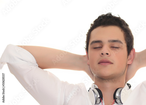 Photo: Man resting Man resting