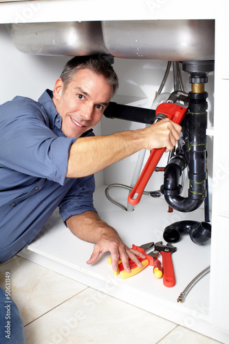 Photo: Plumber. Plumber.