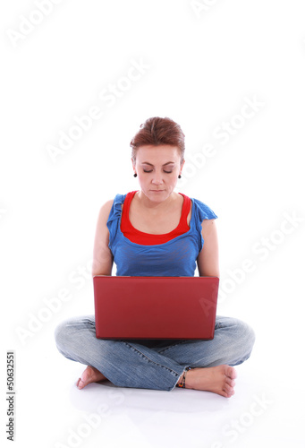 Photo: woman working woman working