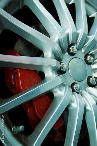 Photo: Rim on wheels Rim on wheels