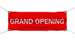 Grand Opening banner 3d illustration isolated