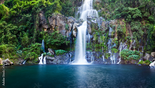Photo: Cascade du bassin des Aigrettes - Ile de La Réunion Cascade du bassin des Aigrettes - Ile de La Réunion