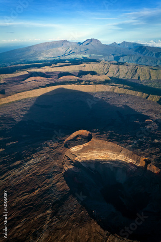 Photo: Vue aérienne de La Réunion Vue aérienne de La Réunion