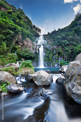 Photo: Cascade du bassin des Aigrettes - Ile de La Réunion Cascade du bassin des Aigrettes - Ile de La Réunion