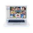 PC, Monitor mit Bildverwaltungsprogramm