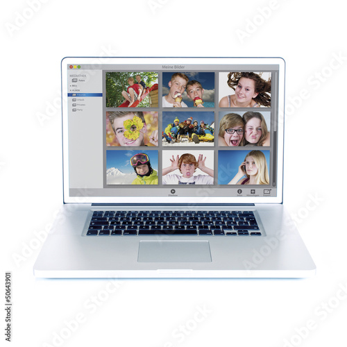 Photo: PC, Monitor mit Bildverwaltungsprogramm PC, Monitor mit Bildverwaltungsprogramm