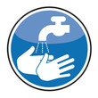 Schild Händewaschen Hygiene Krankenhauskeim MRSA