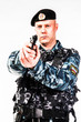 police special squad officer in full ammunition
