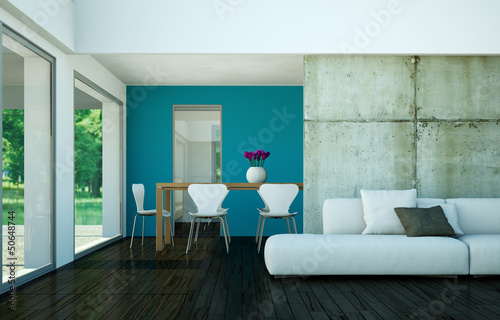 Illustration: Esszimmer im Loft Esszimmer im Loft