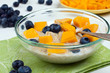 Bowl with quinoa and fruits
