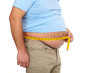 Fat man with a big belly.