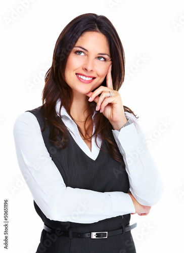 Photo: Beautiful young business woman. Beautiful young business woman.