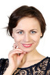 Close up portrait of young beauty girl