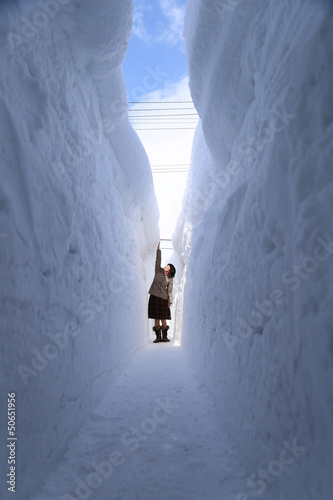 Photo: 雪の回廊 雪の回廊