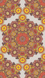 Seamless floral ornament
