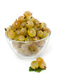 gooseberry in a glass bowl