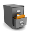 cabinet with folders