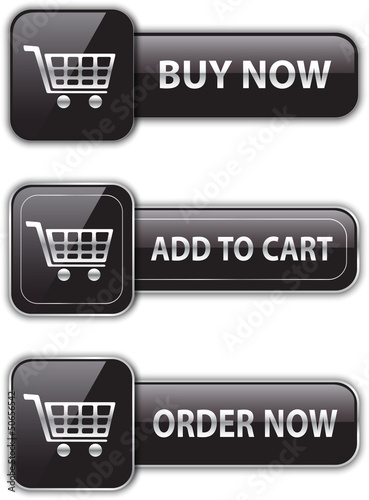 Vector: Shopping buttons Shopping buttons