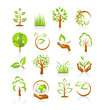 Set of nature icons