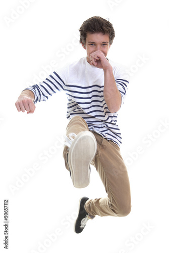 Photo: teen or man jumping teen or man jumping