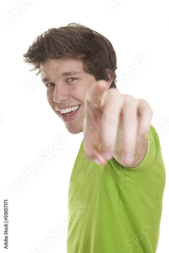 Photo: person pointing person pointing