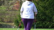 Female jogger in the park