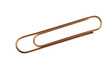 Paper clip on a white background