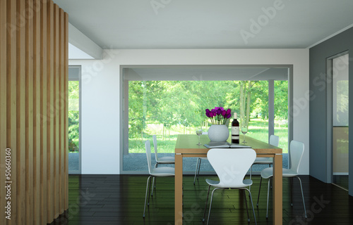 Illustration: Esszimmer im Loft Esszimmer im Loft