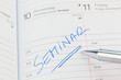 Eintrag im Kalender: Seminar