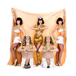 dancers dressed in Egyptian costumes posing