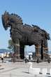 The copy of Troy wooden horse at Canakkale, Turkey