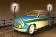 Oldtimer abends in der Altstadt