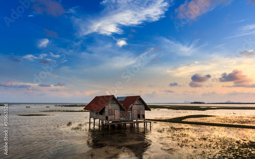 Photo: Old House in sunset Old House in sunset