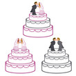 Pasteles de boda