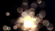 a sparkler being ignited making abstract pattern in slow motion