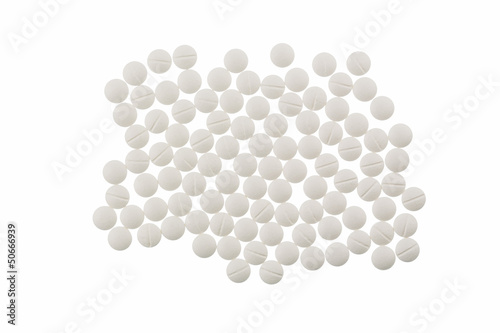 Photo: Weiße Tabletten Weiße Tabletten