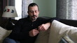 Video: worried man waiting call worried man waiting call