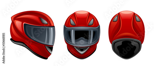Vector: Motorcycle helmet Motorcycle helmet