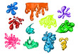 Vektor: funny spatter. funny spatter.